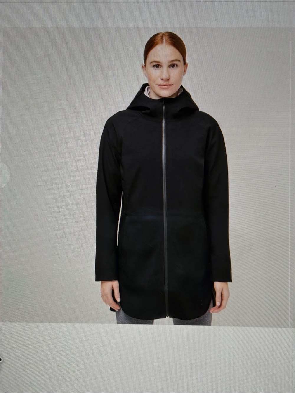 Lululemon Glyde Along Softshell Women’s Rain Athleisure Jacket in Black. SZ 4.